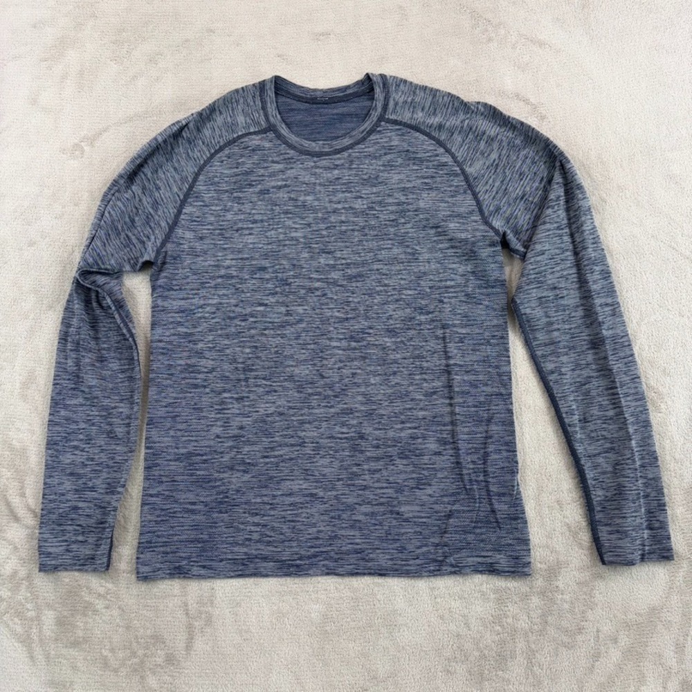 Lululemon Metal Vent Tech T Shirt‎ in Heather Gry Space Dye Mix Performance Gym
